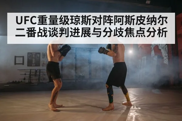two MMA fighters face off